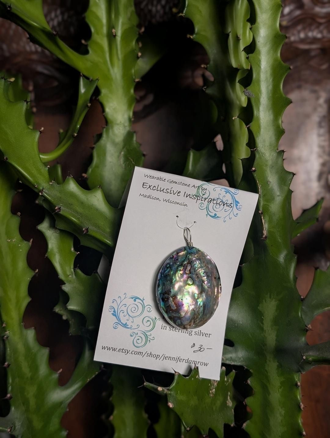 Abalone necklace pendant