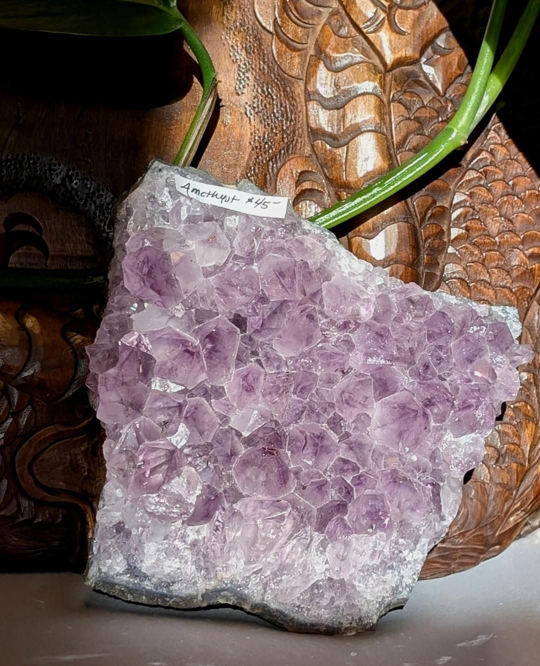 Amethyst cluster