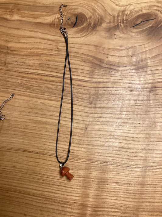 Mushroom necklace