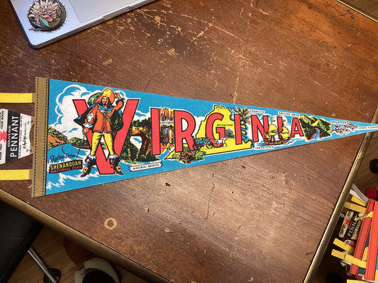 PCT118 Virginia souvenir pennant