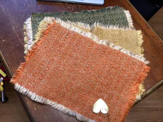 KTC120 vintage woven placemats (set of 6)