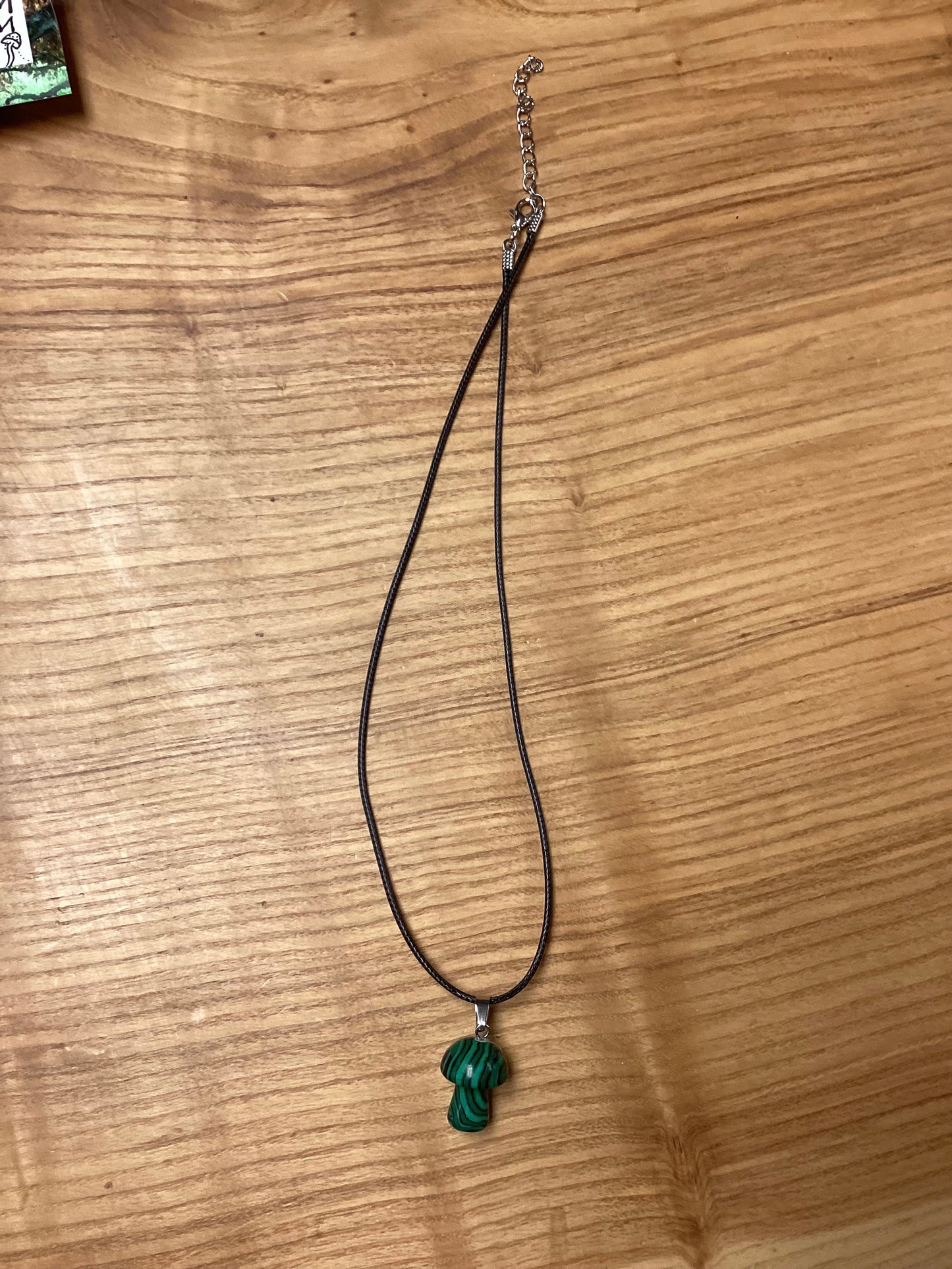 Mushroom necklace