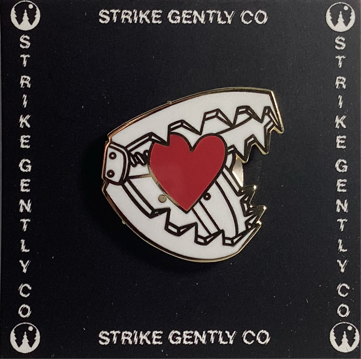 Love Trap Enamel Pin