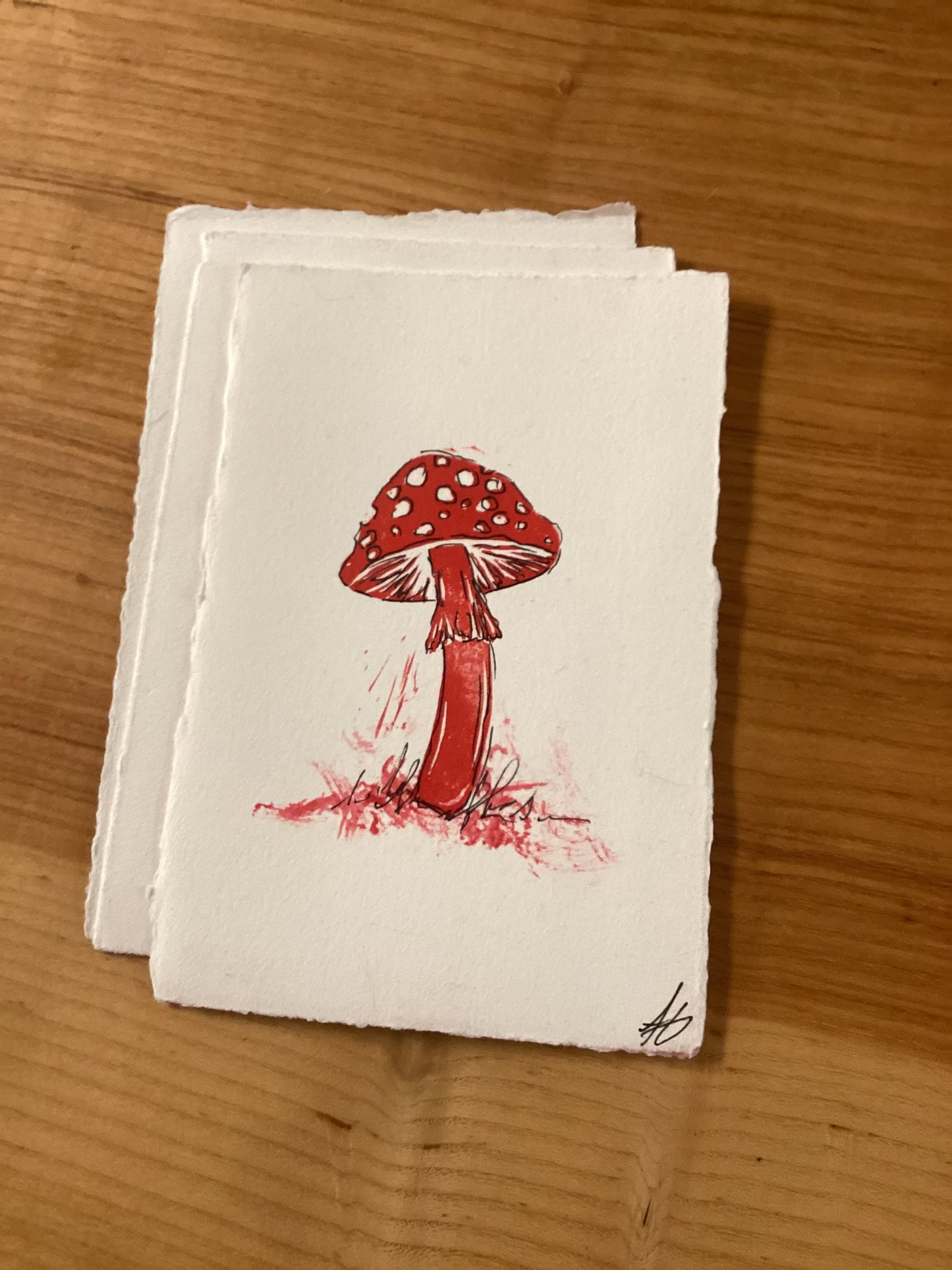 Mushroom print