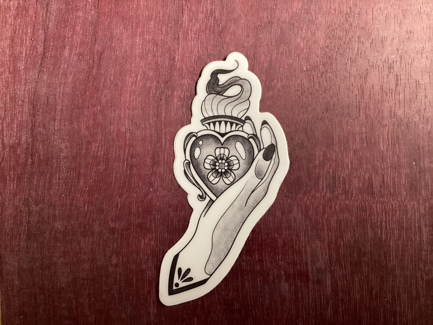 REN hand sticker
