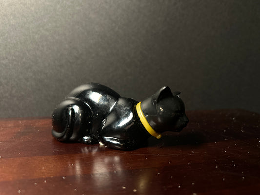 Avon black cat cologne bottle 1970