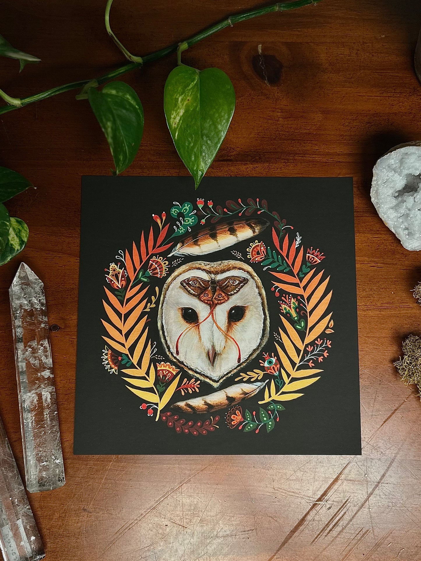 Mheld owl