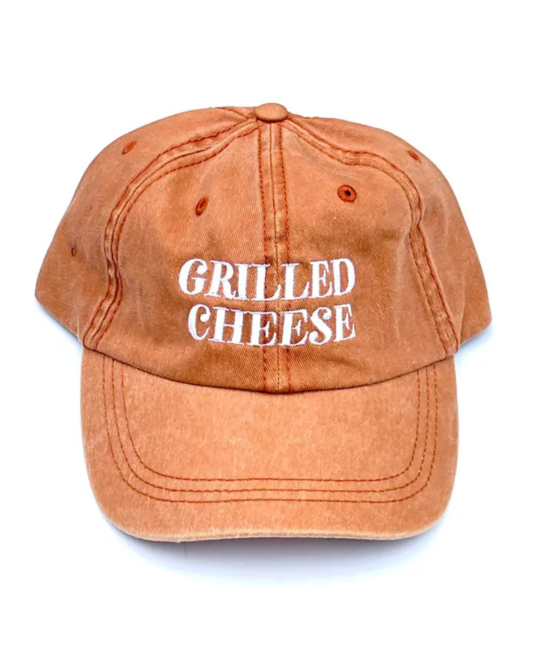 Grilled cheese baseball hat