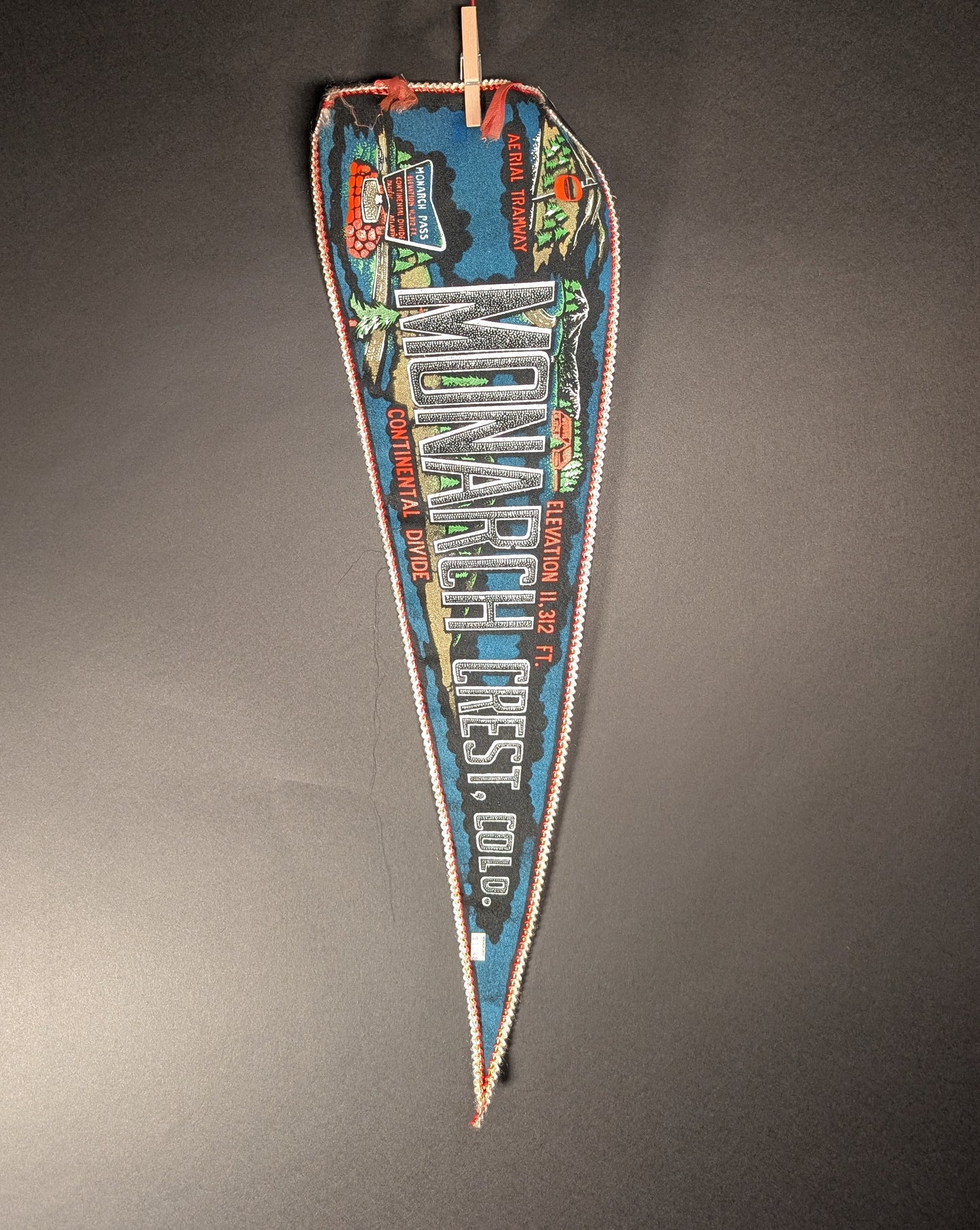 PCT125 Monarch Crest souvenir pennant