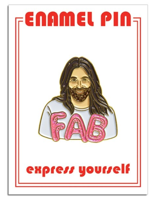Jonathan Van Ness FAB Enamel Pin