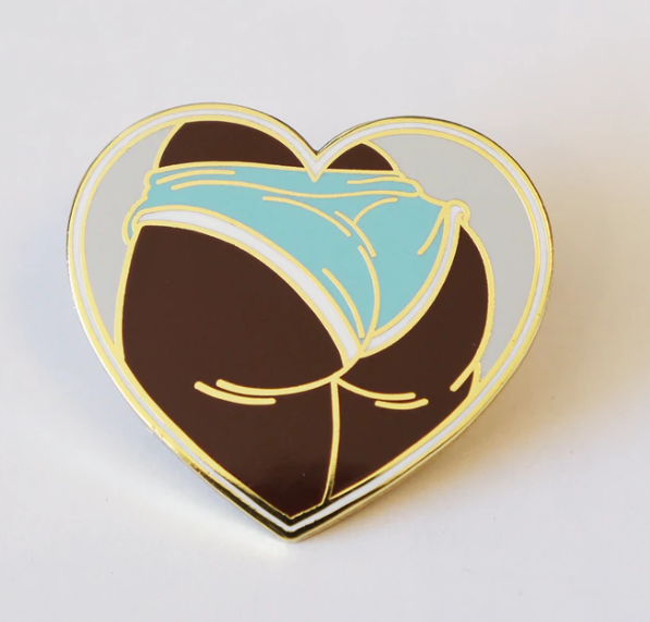 Booty Shorts Enamel Pin (all colors)