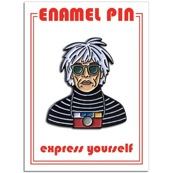 Andy Warhol Enamel Pin