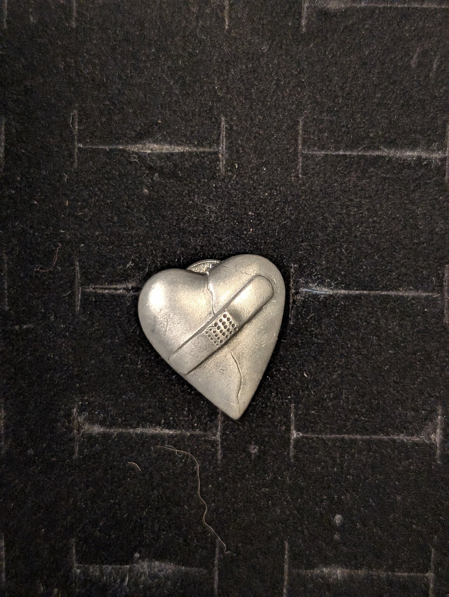 Silver broken heart