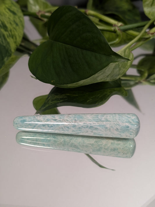 Amazonite massage wand