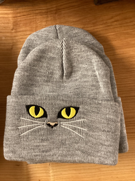 Beanie grey cat