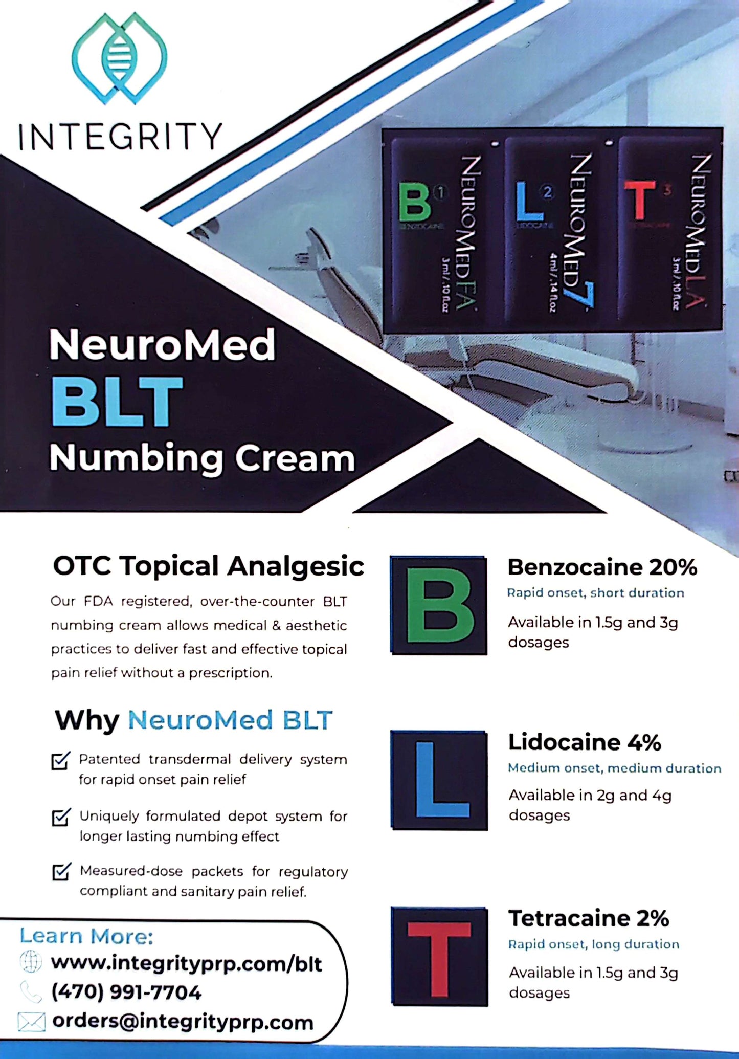 BLT Numbing Cream Set