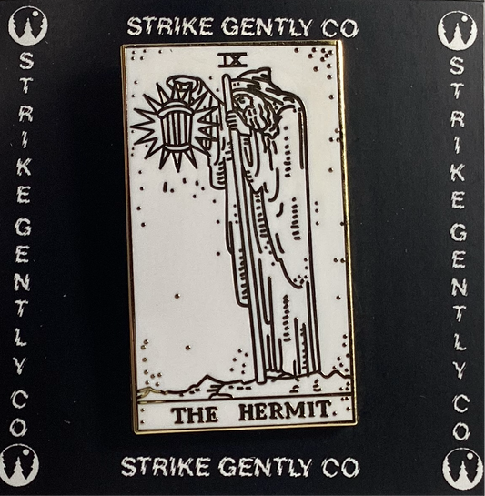 The Hermit Tarot Enamel Pin