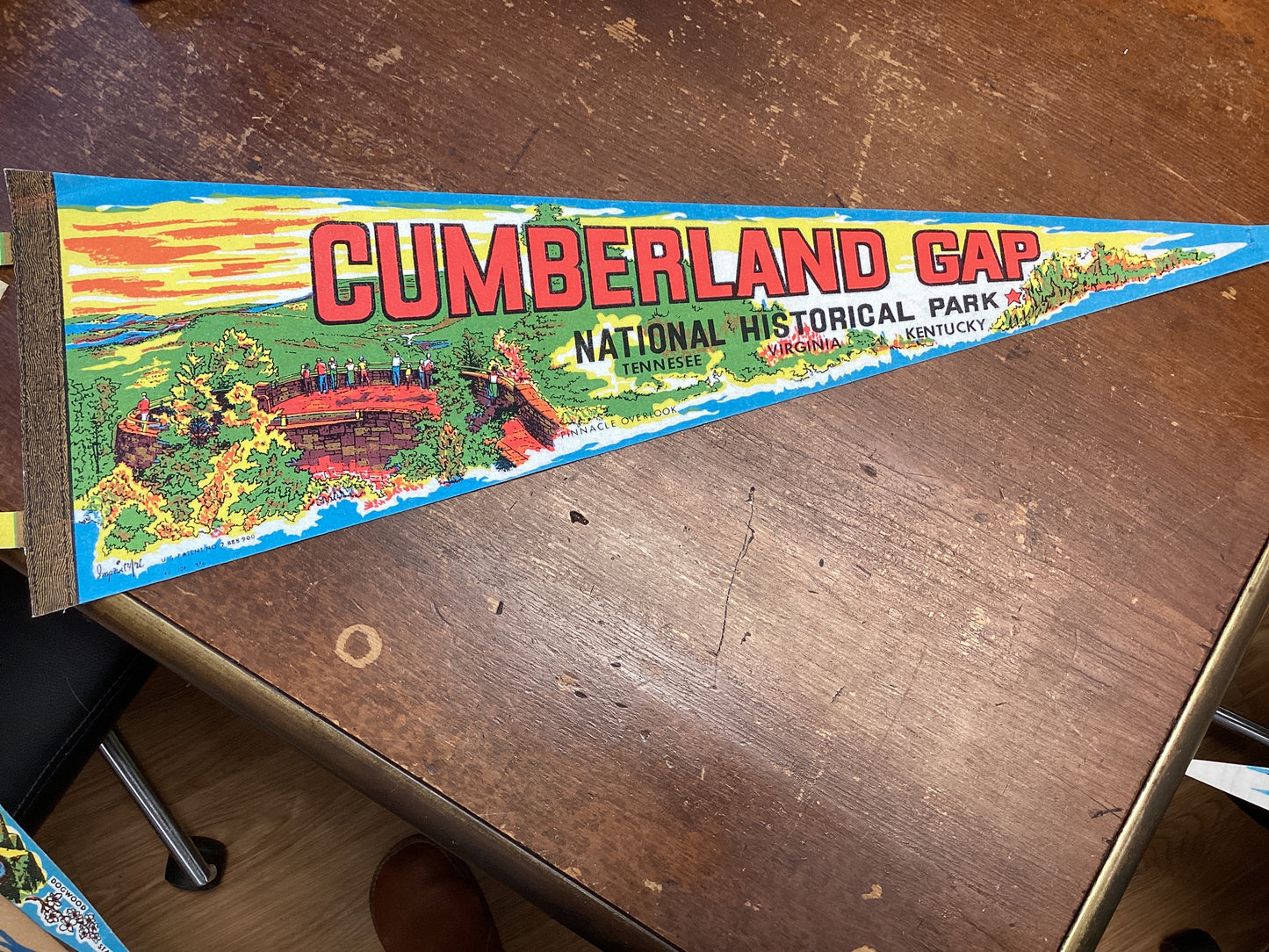 PCT127 Cumberland Gap souvenir pennant