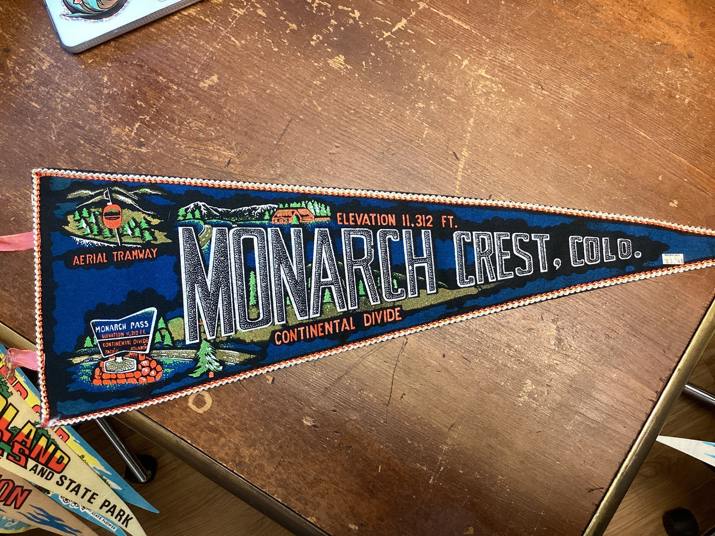 PCT125 Monarch Crest souvenir pennant