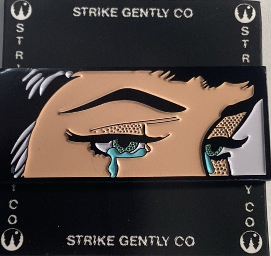 Eyes Crying Enamel Pin