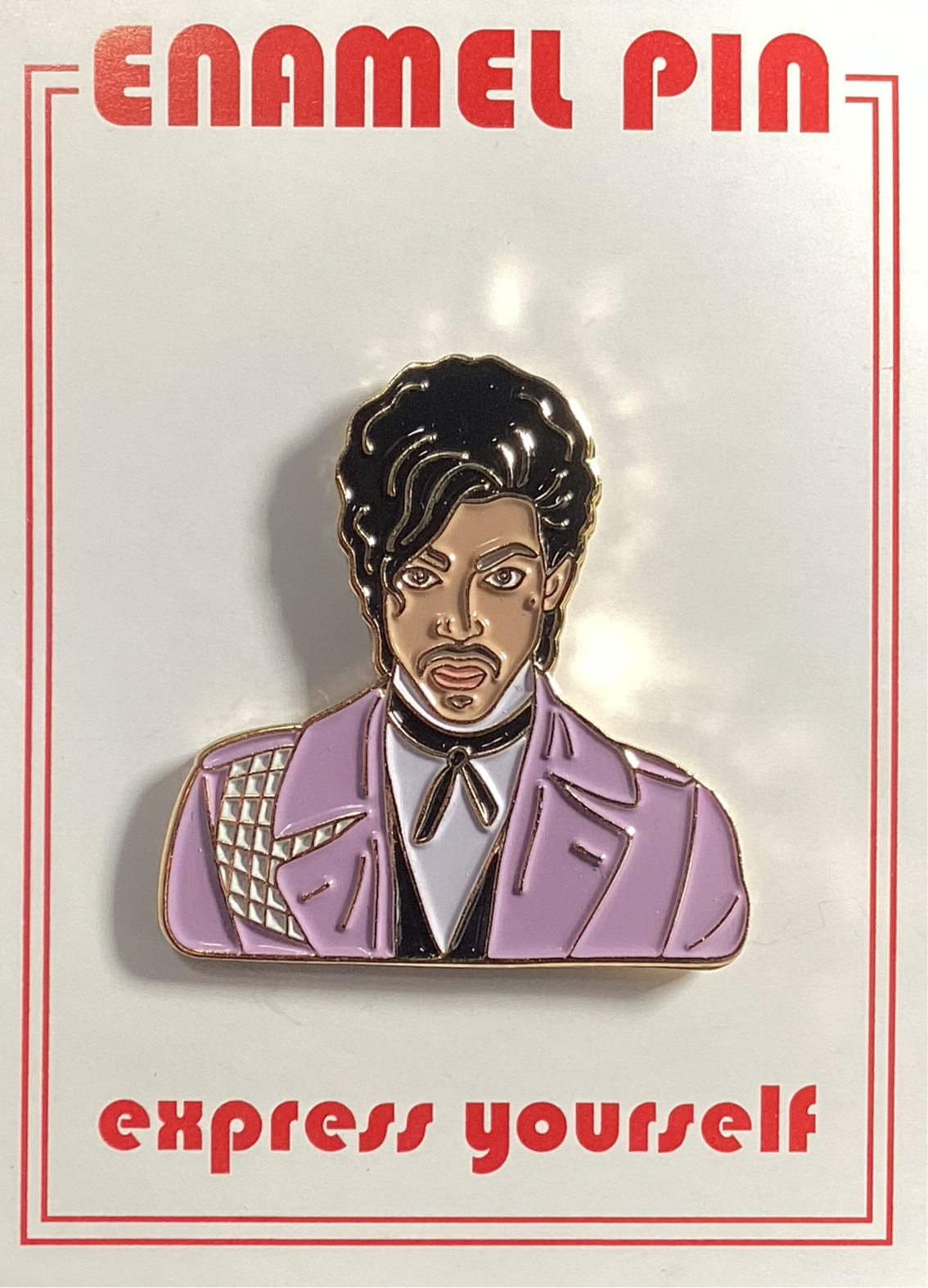 Prince Purple Jacket Enamel Pin