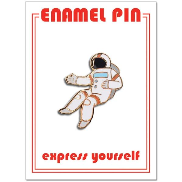 Spaceman Astronaut Enamel Pin