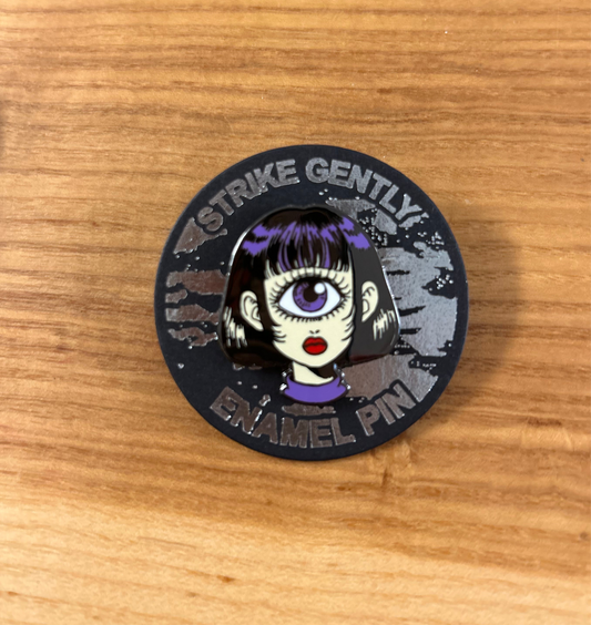 Purple Cyclops Enamel Pin