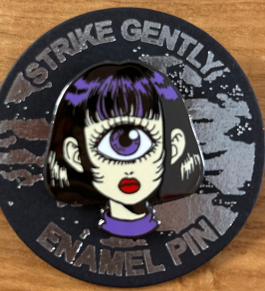 Purple Cyclops Enamel Pin