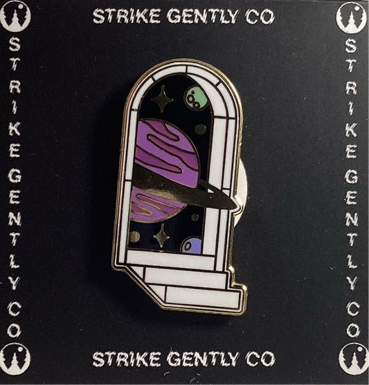 Space Portal Enamel Pin