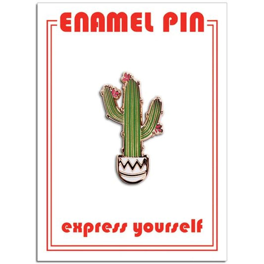 Cactus in Pot Enamel Pin