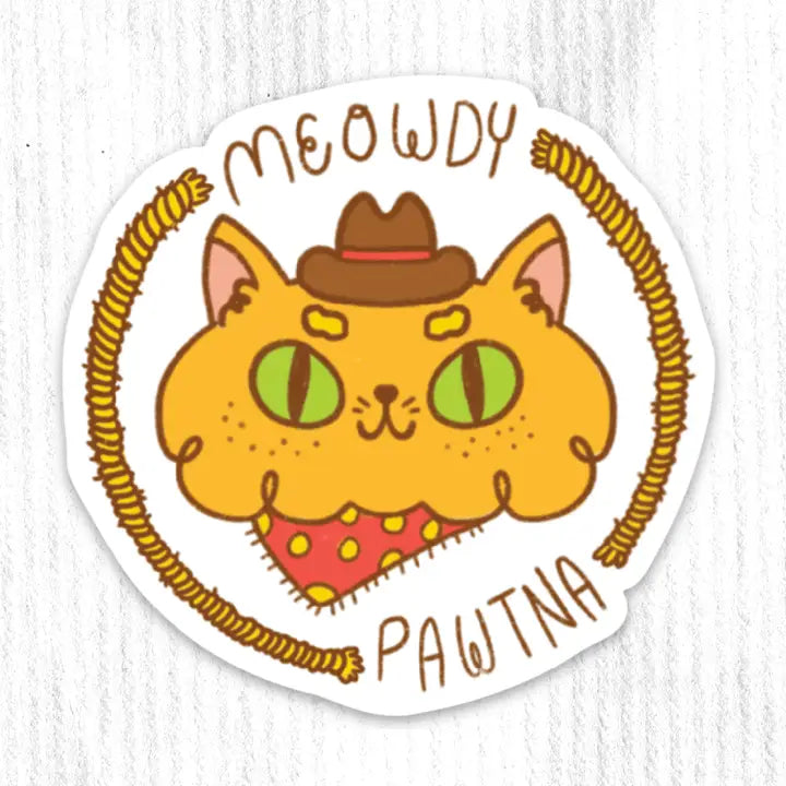 Cat Cowboy sticker