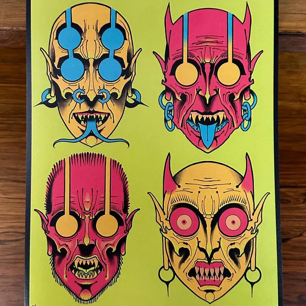 Demon Four Ways Print