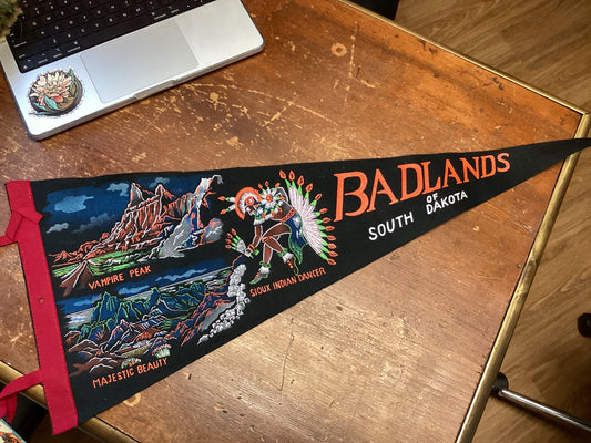 PCT121 Badlands souvenir pennant