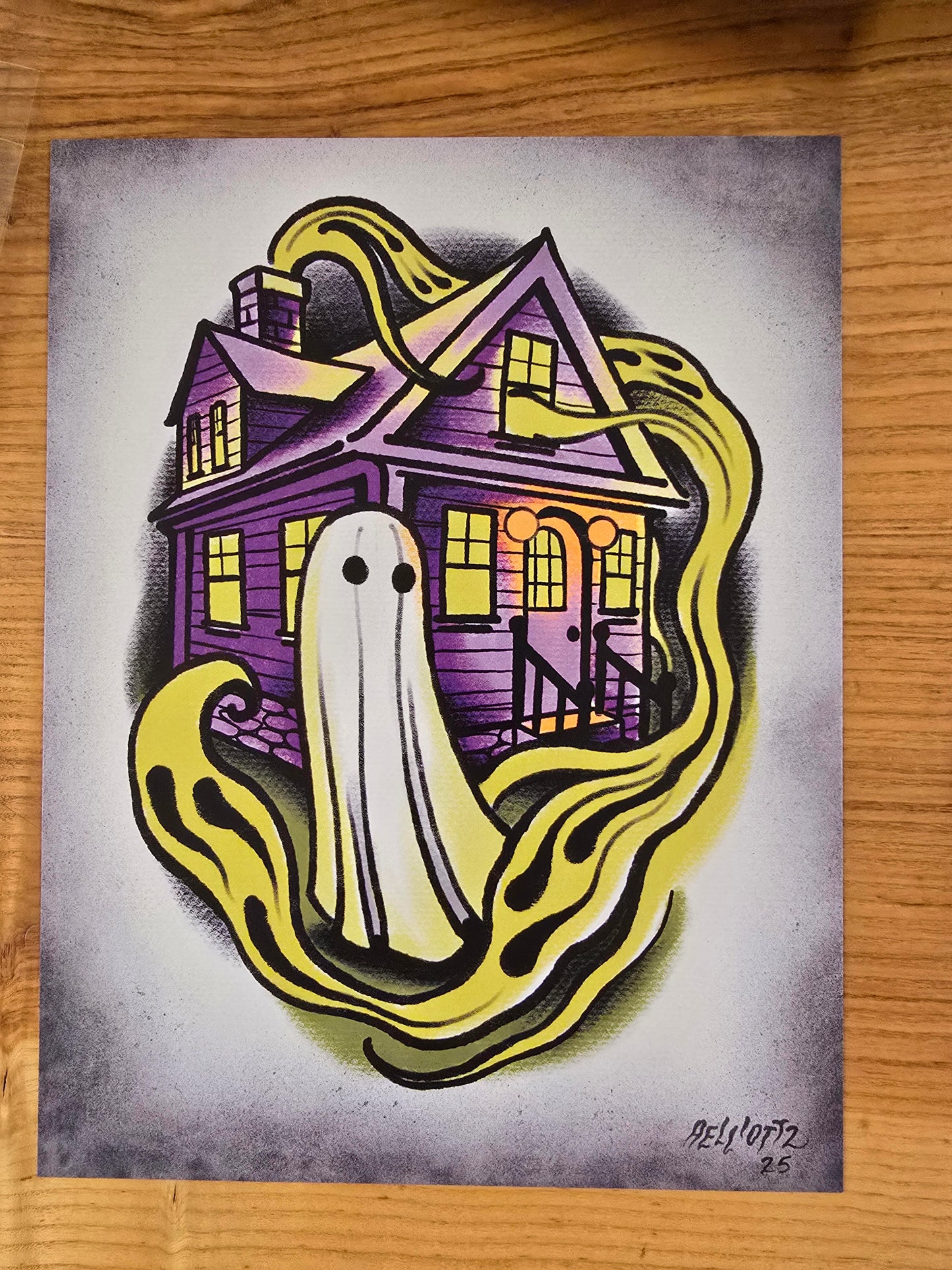 Haunted House Print