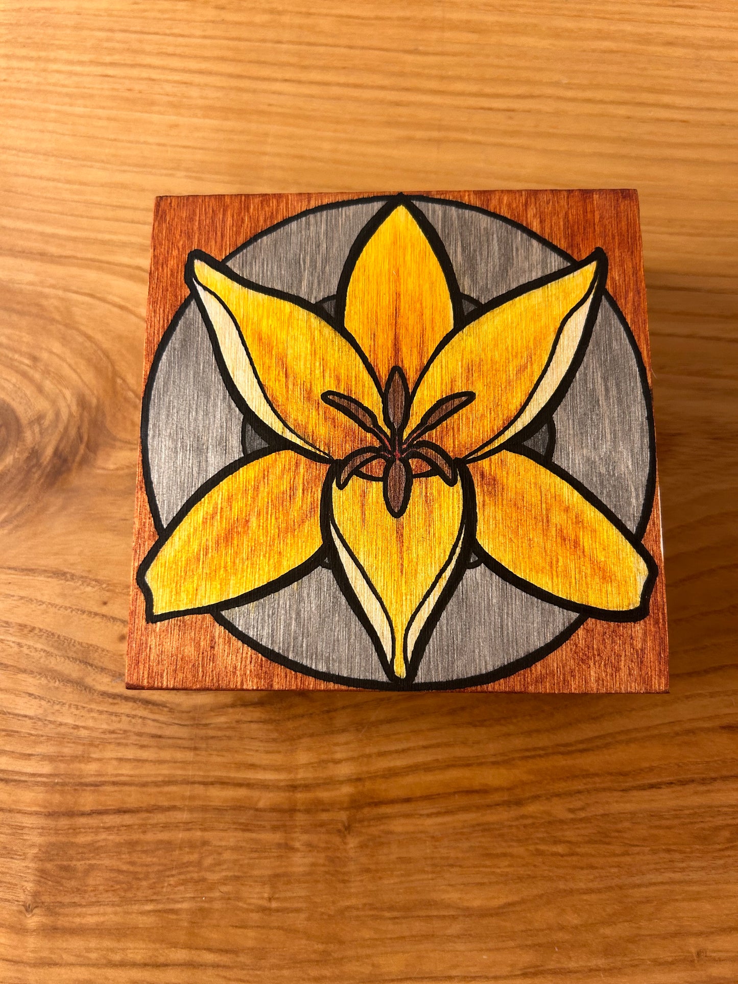 Tiger lily painting