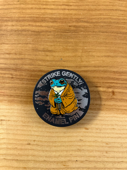 Monk Frog Enamel Pin