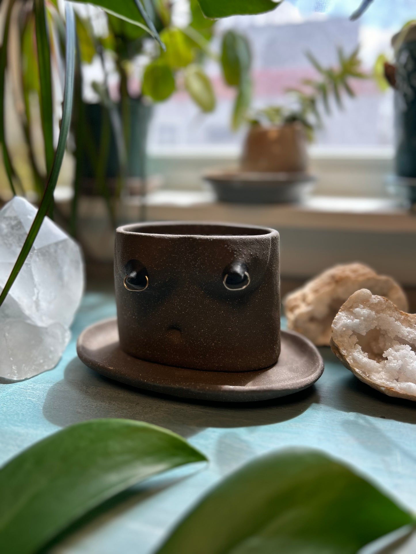 Strawberry torso planter