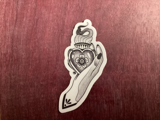 REN hand sticker