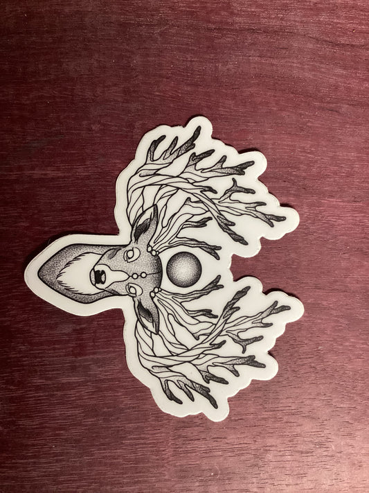 REN deer sticker