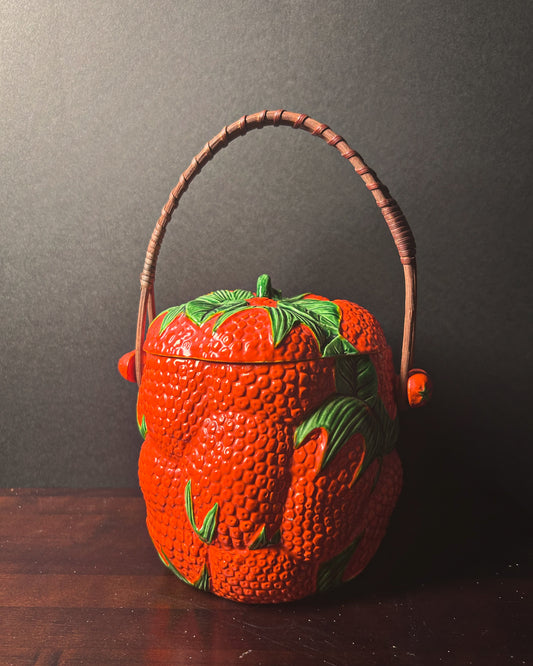 Strawberry cookie jar