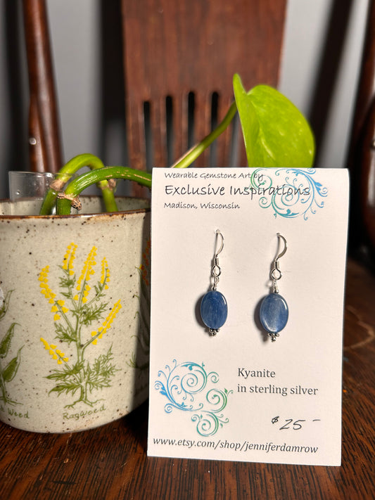 Kyanite earrings