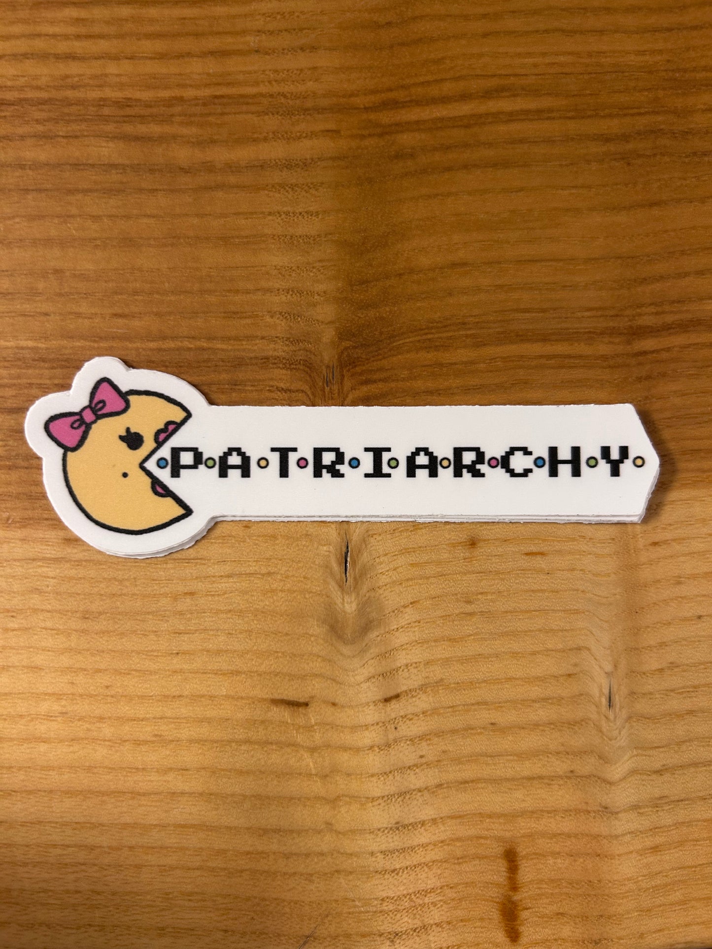 Eat the patriarchy sticker