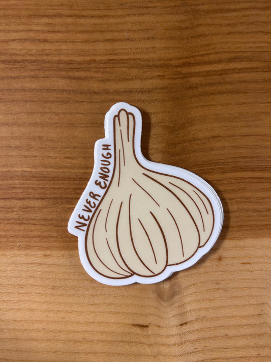 Garlic sticker