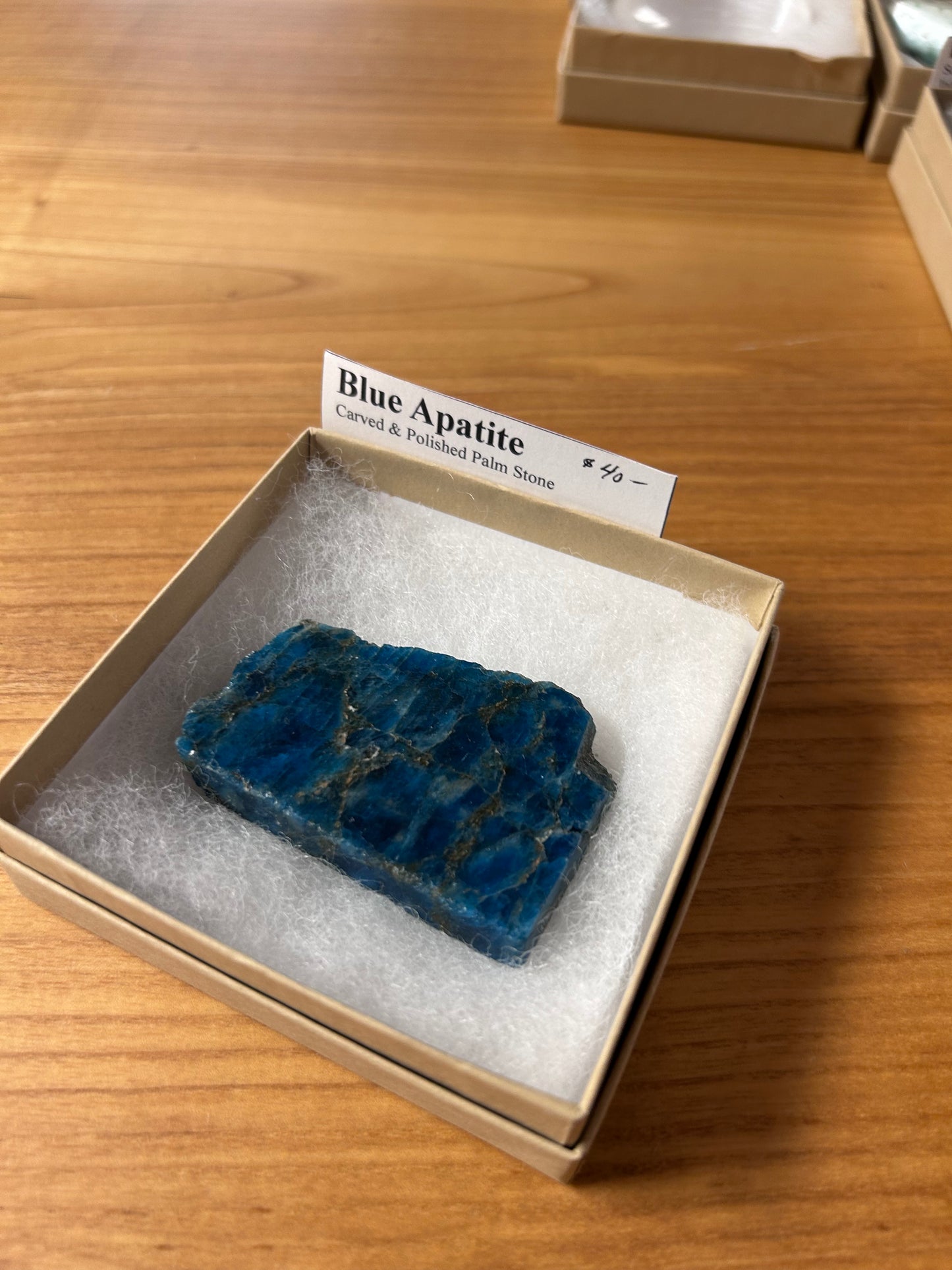 Blue apatite