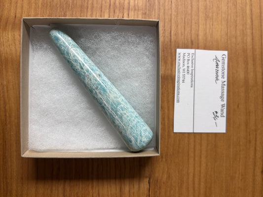 Amazonite massage wand