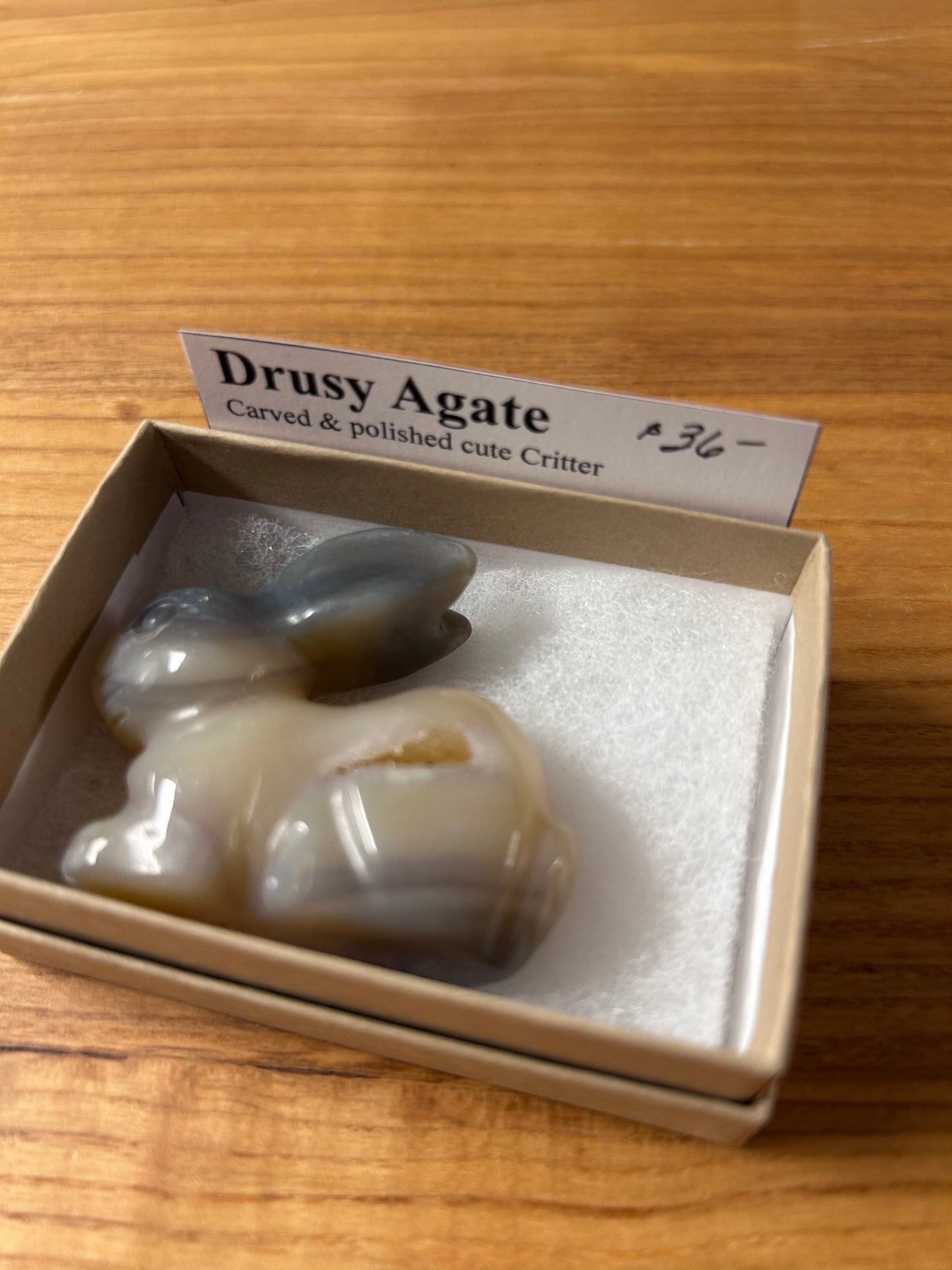 Drusy agate