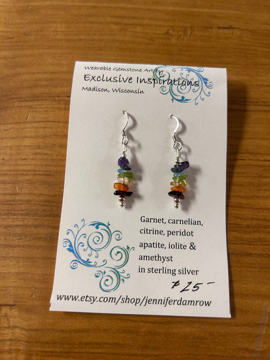 Rainbow earrings