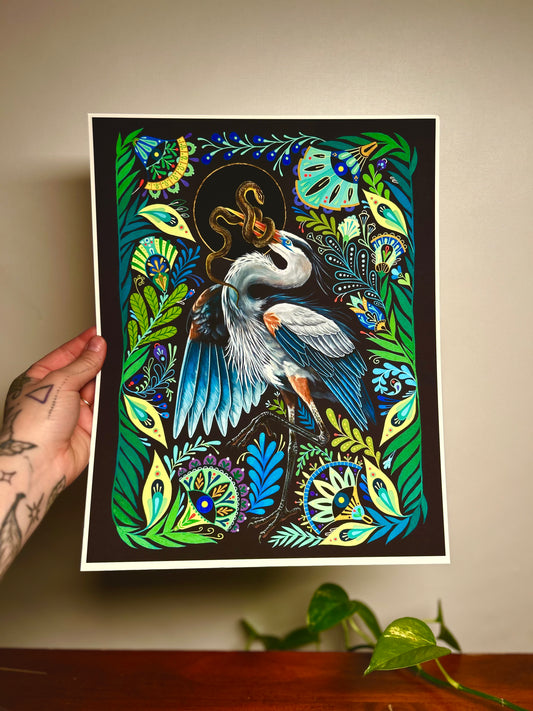 Mheld heron