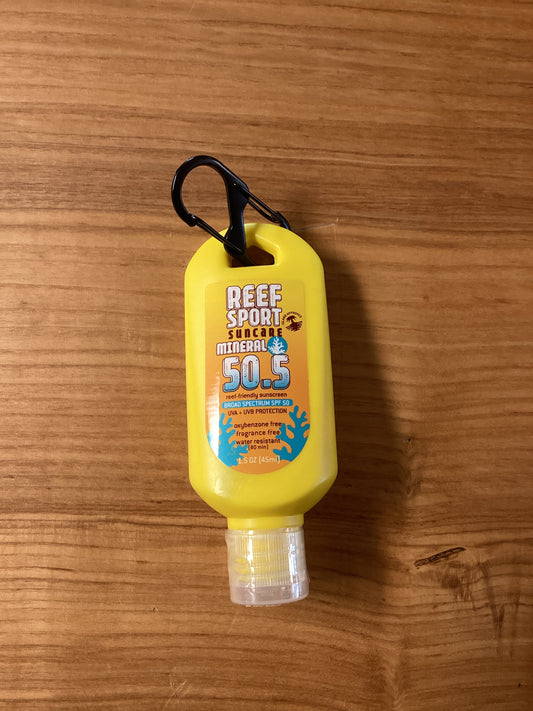 Sunscreen. Reef sport
