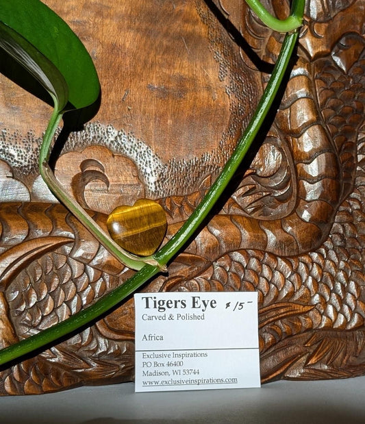 Tigers eye heart